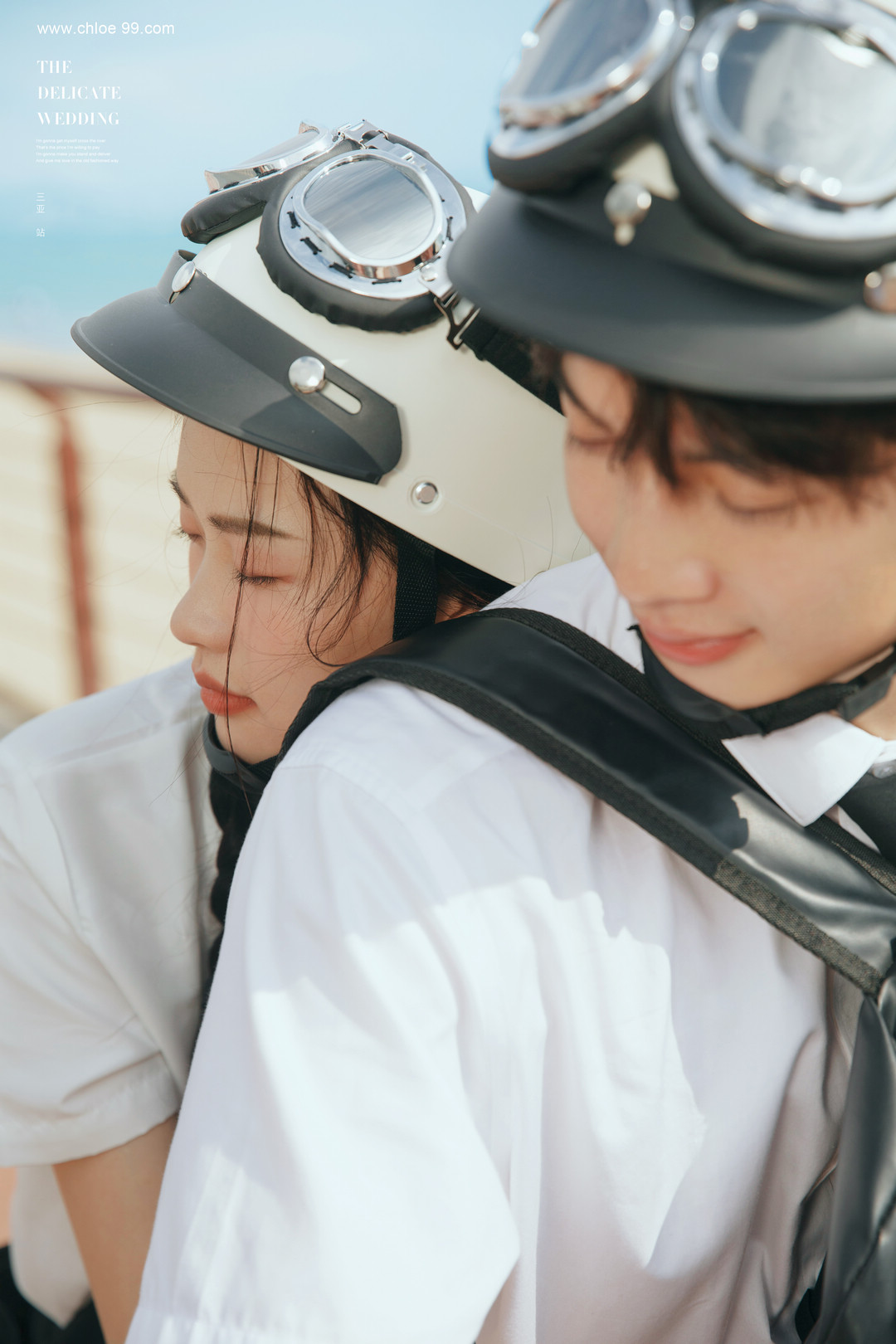 这回拿的是偶像剧男女主剧本，高甜剧情式婚纱照