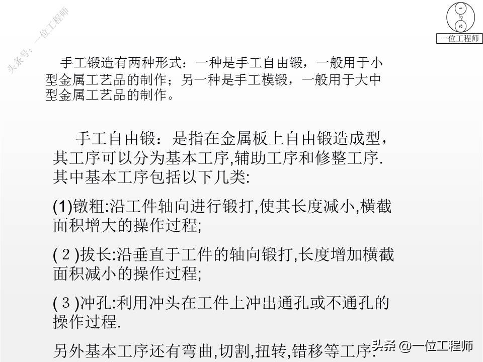 金属材料的5种成型加工，3类热处理和2类表面处理，PPT完整介绍