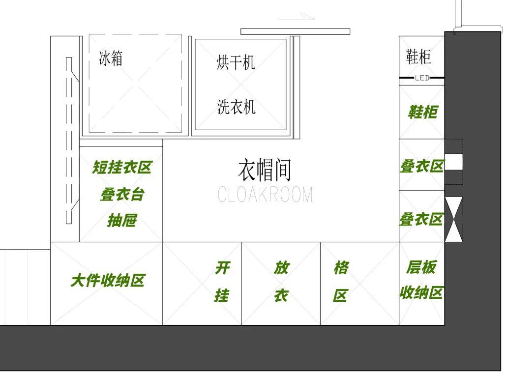 最实用的衣橱设计图,小空间如何做步入式衣橱