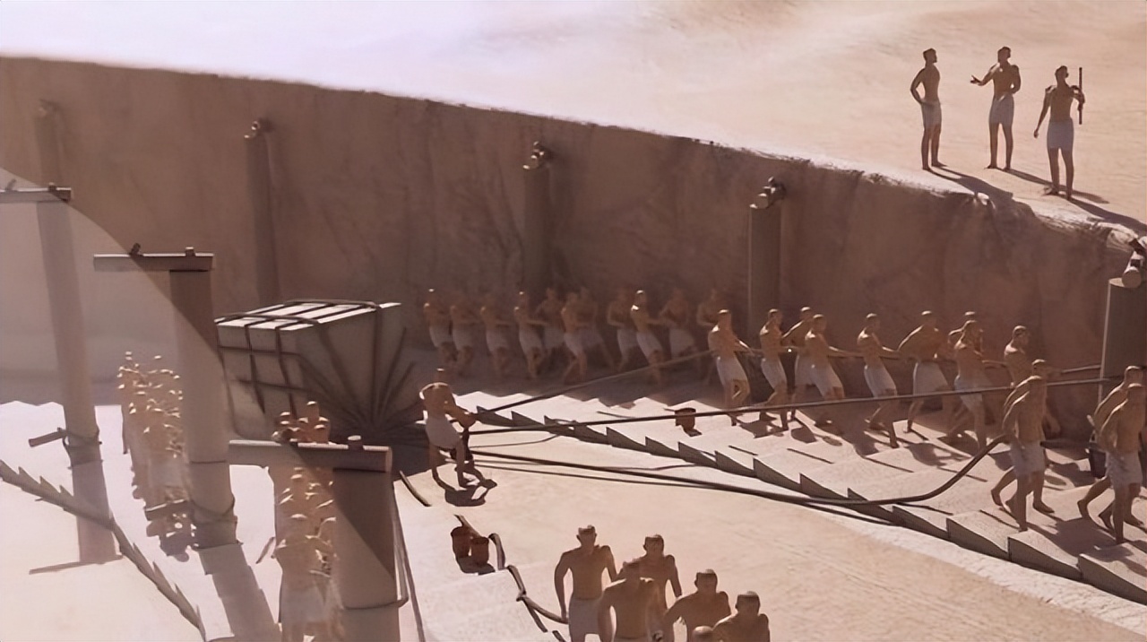 金字塔距今是4500多年吗,4500年前的金字塔还原图