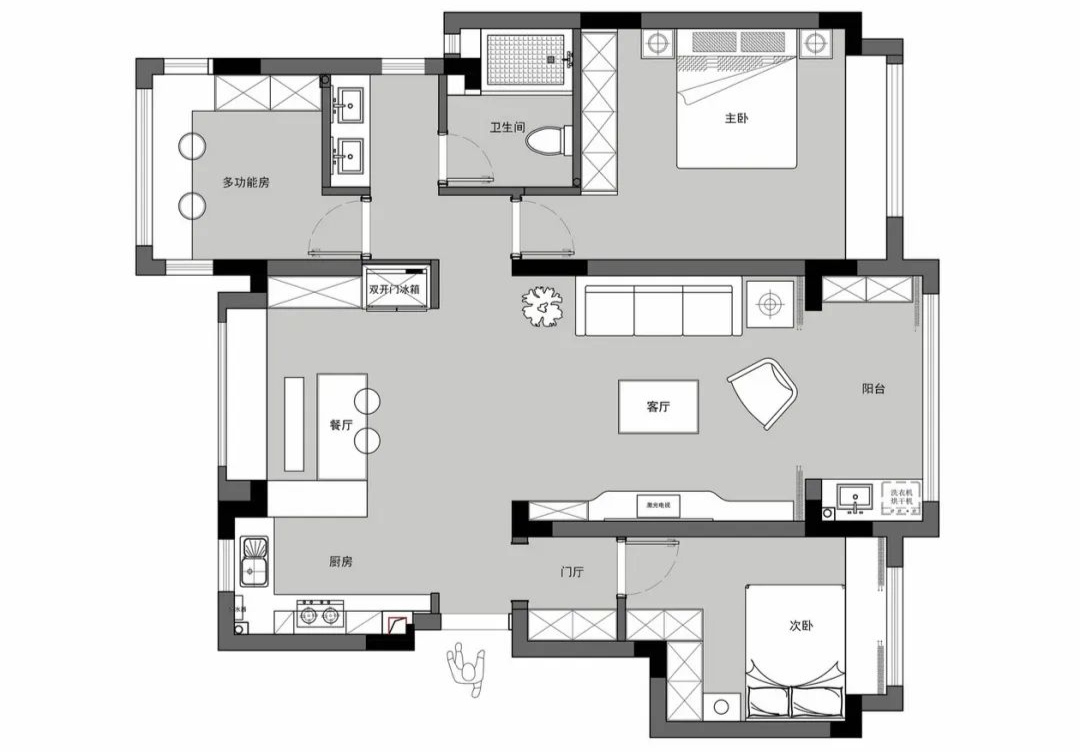 看了女人才知道什么是气质,如何把大白墙改造更高级