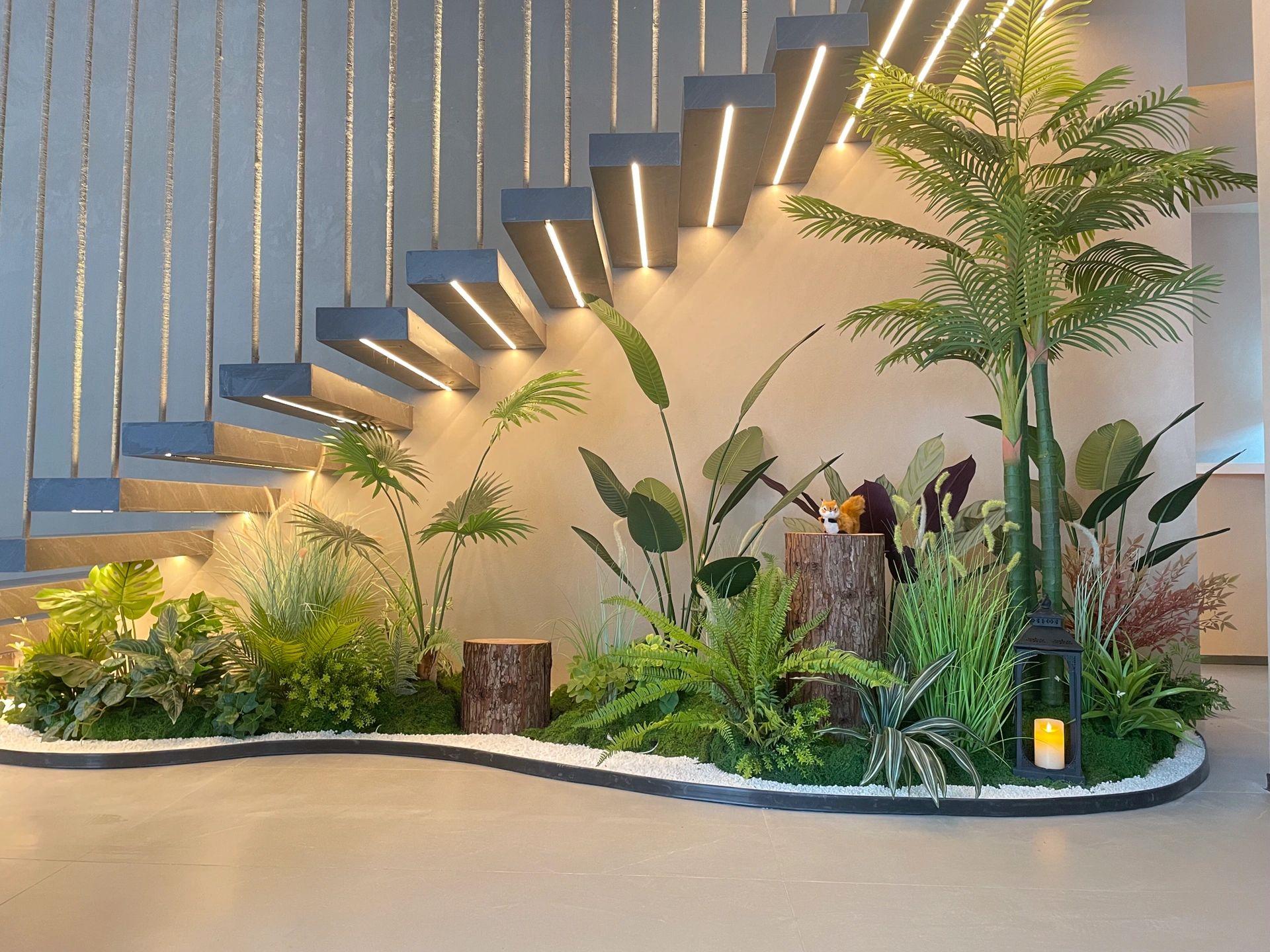 高级楼梯,装修水泥楼梯怎么装出高级感