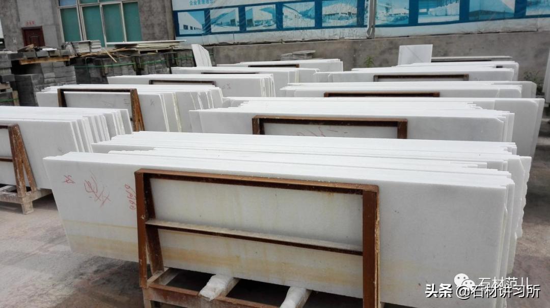 水晶白大理石效果,天然透光超薄石材