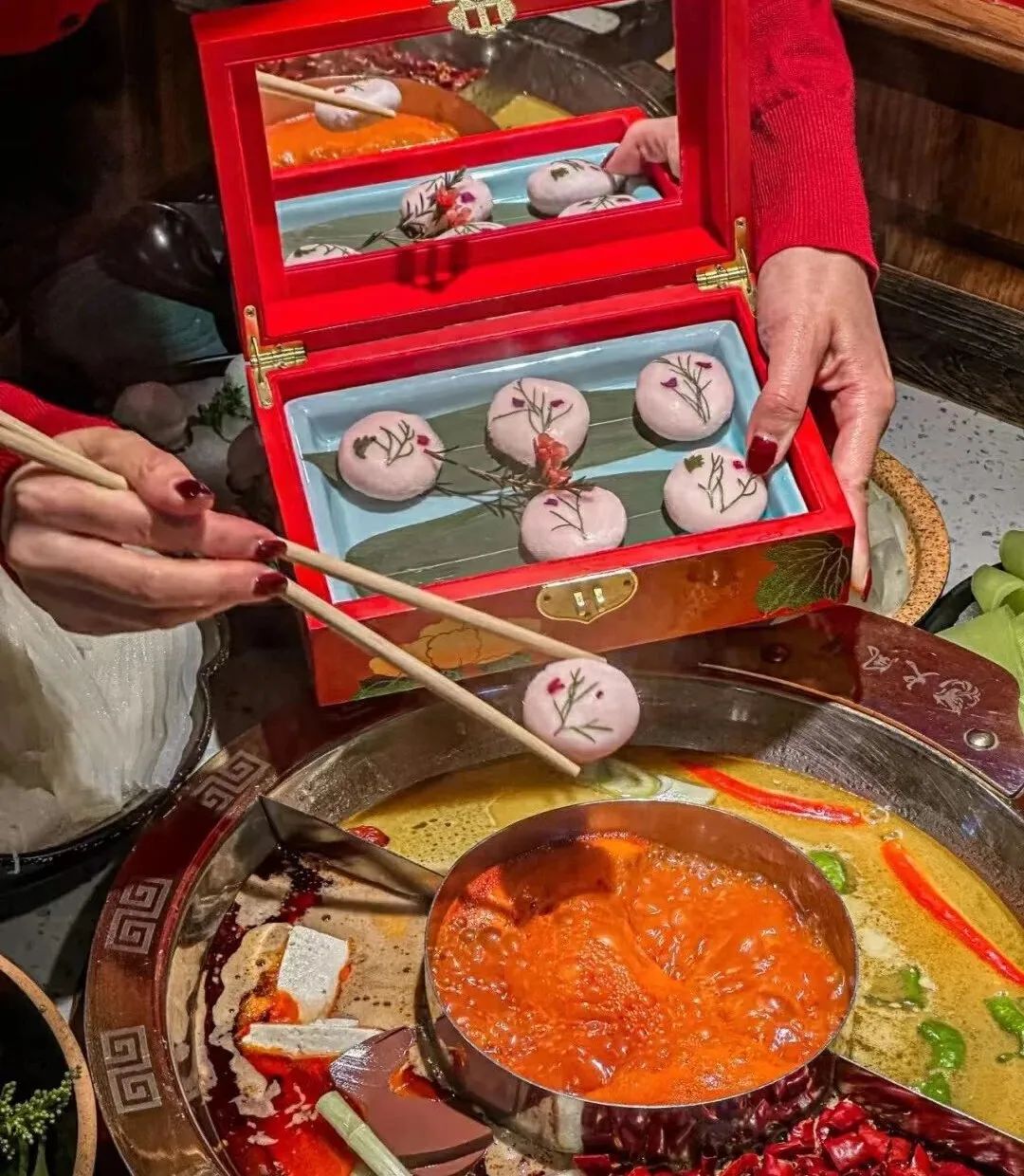 火锅菜品100种摆盘图片大全,火锅摆盘推荐高颜值