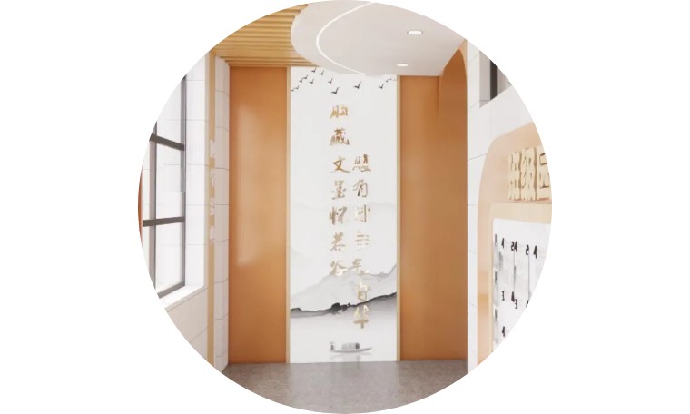 过道文化长廊空间设计,走廊文化效果图大全