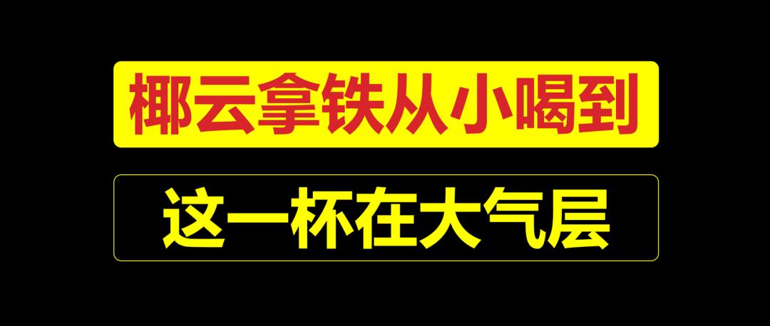 瑞幸的椰树风格,瑞幸的椰青冰萃咖啡