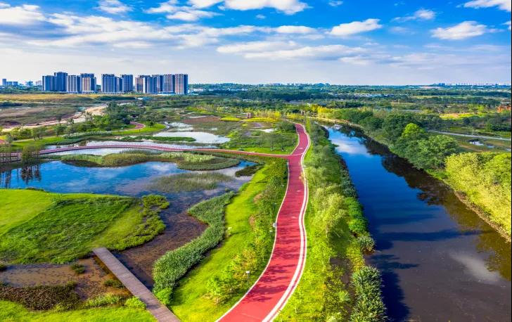 天府新区五年公园城市建设成就,国家级新区天府新区公园城市