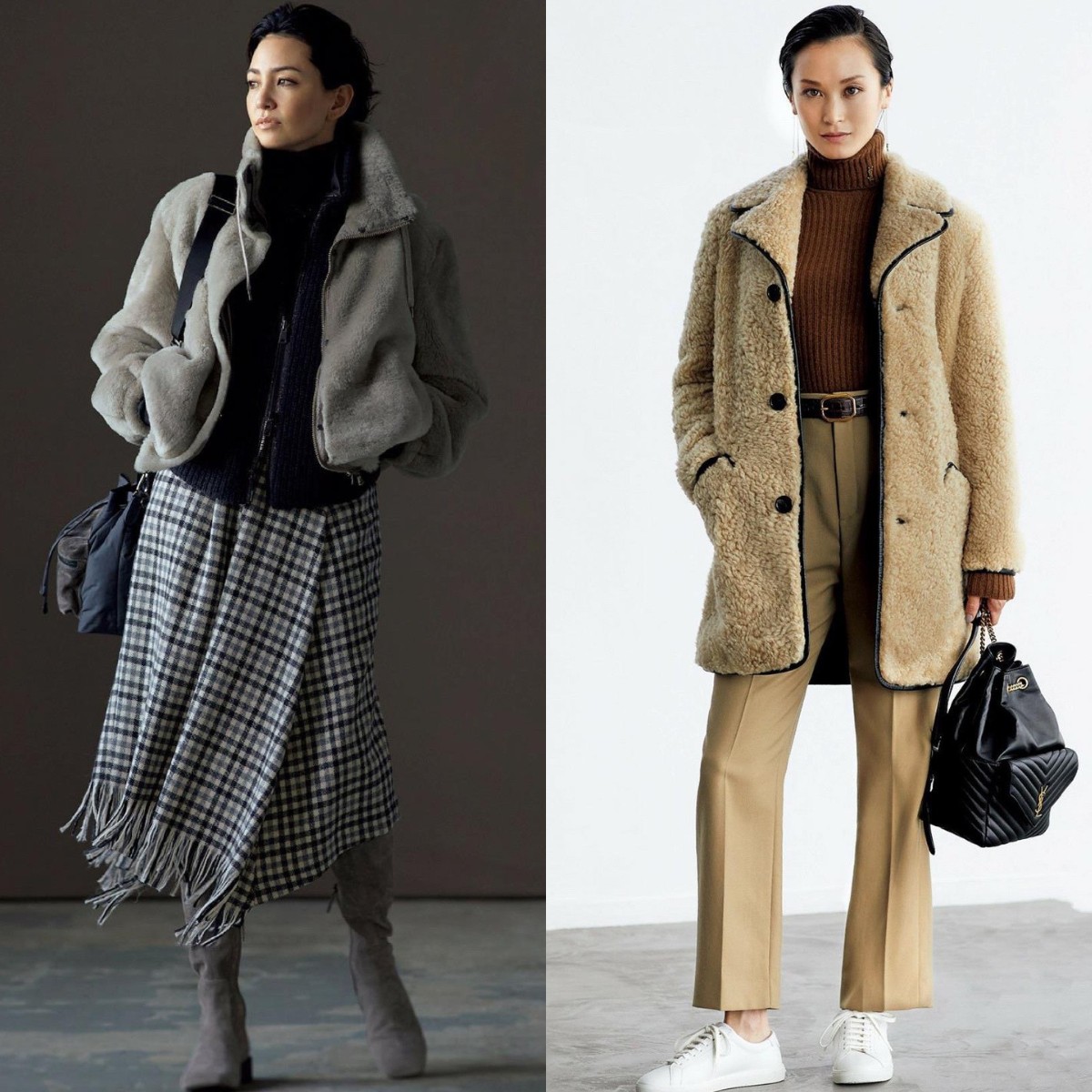 呢子外套中长款小个子搭配裤子,中长款呢子外套搭配裤子女小个子