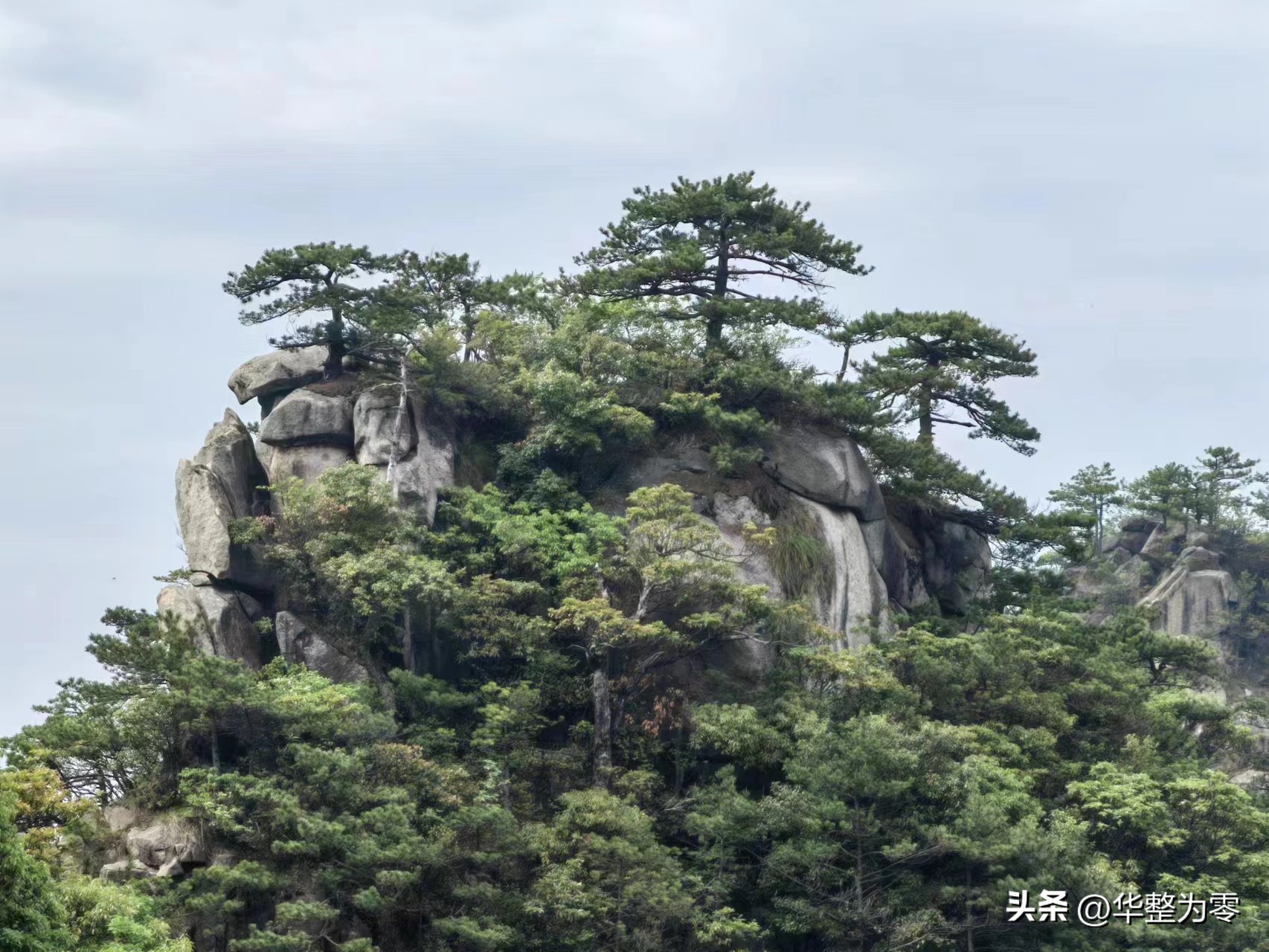 小黄山大明山全景,小黄山大明山在哪里