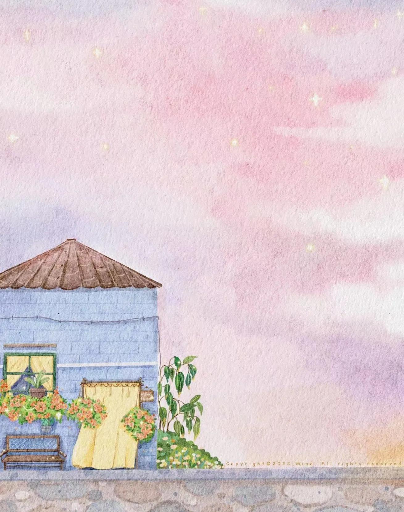 一组极具个人风格的插画,一组很有意境的插画