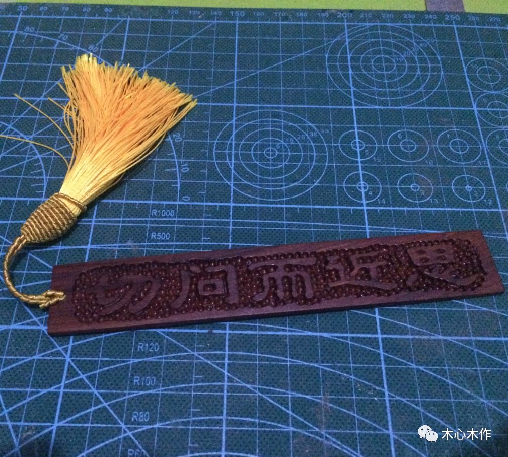 自制木质书签古风,木书签雕刻