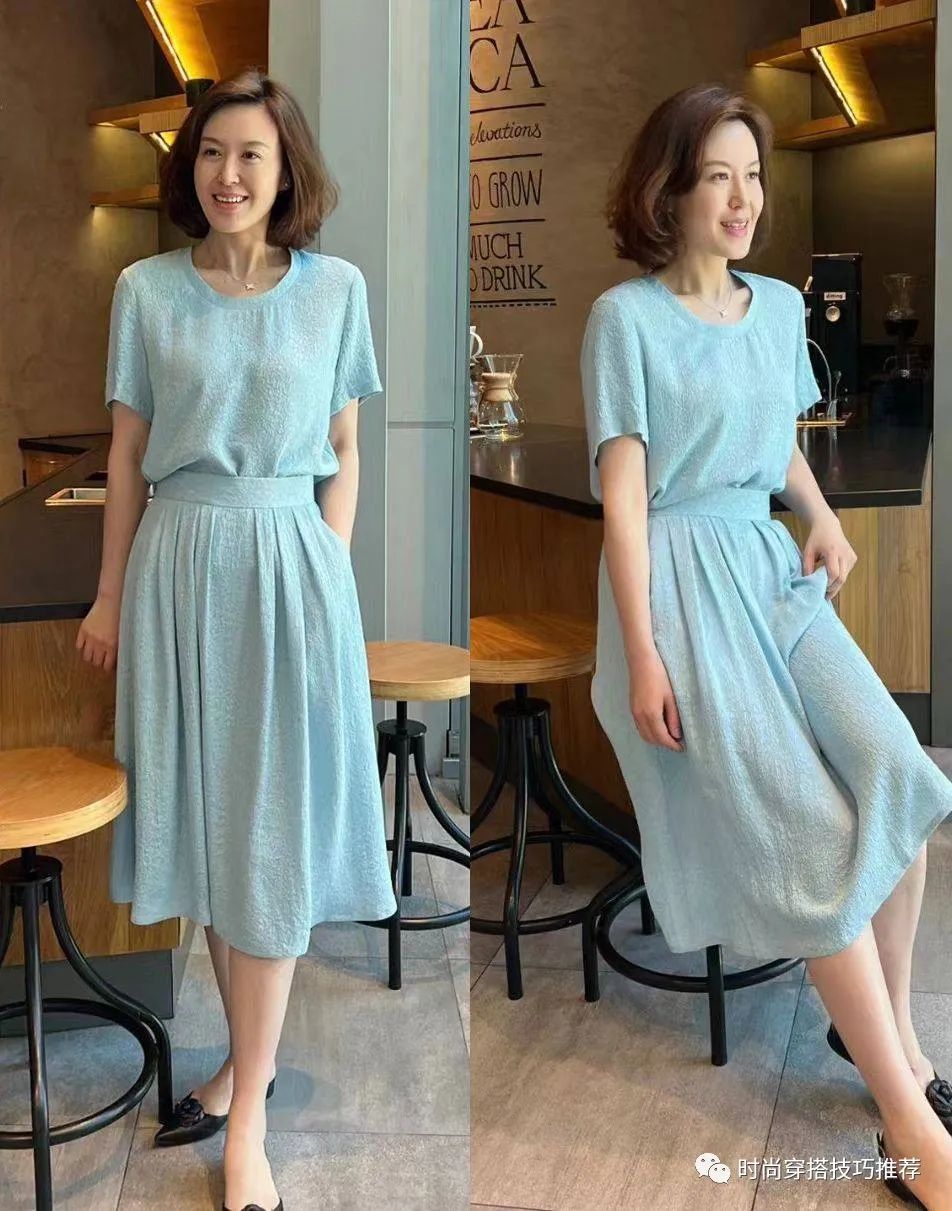 中年女人这样的搭配显年轻有气质,中年女人优雅减龄穿搭夏季