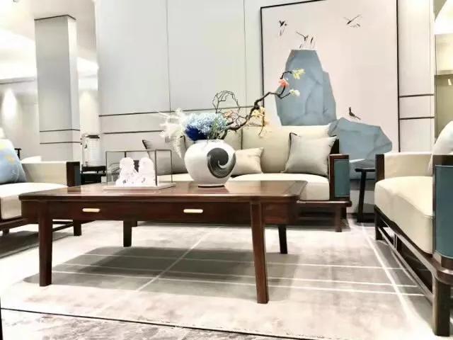 拾贰空间设计,拾贰空间阔叶黄檀红木新中式