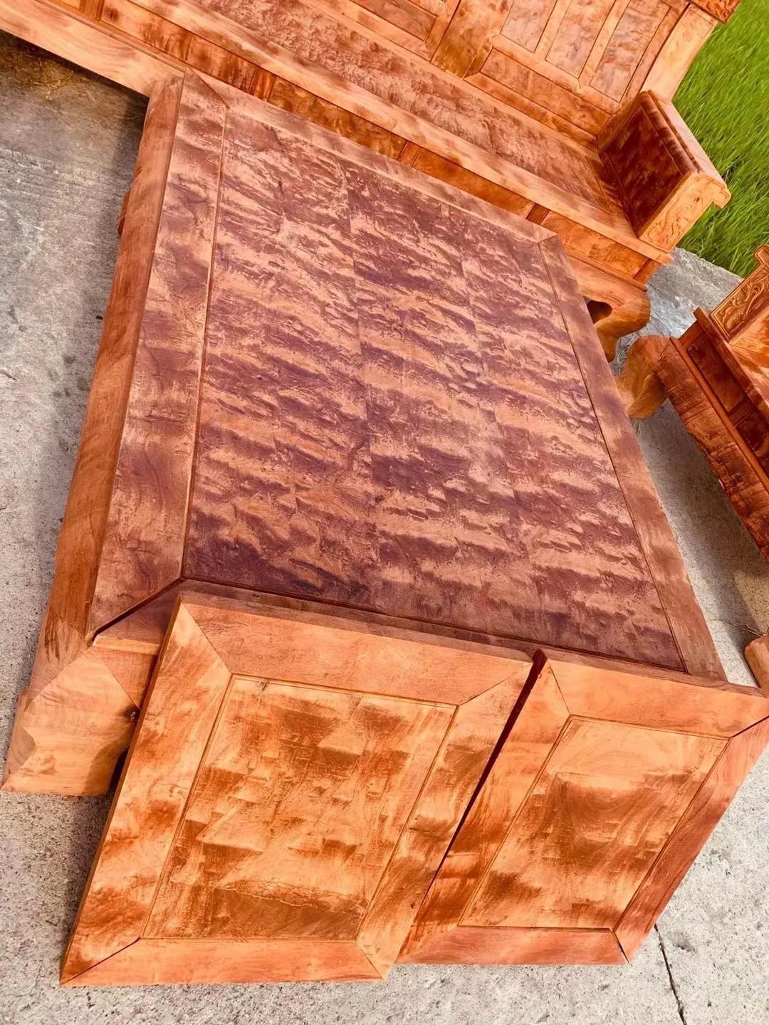 缅甸花梨凤凰纹沙发十件套,缅甸花梨火纹沙发图片