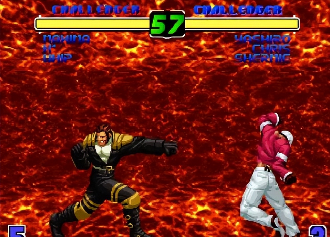 一拳打出十割伤害，街机厅小学生的最爱，拳皇岩浆拳王七枷社