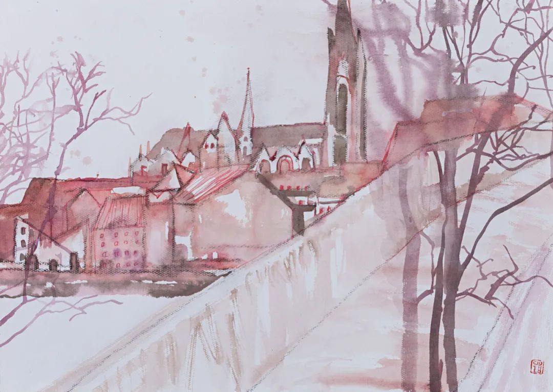 刘筱静山水作品欣赏,刘筱静水墨画作品欣赏