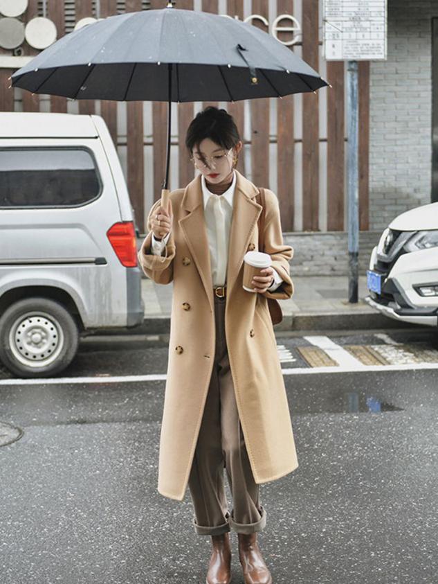 冬天离不开的军大衣,有种永不褪色的优雅就是驼色大衣