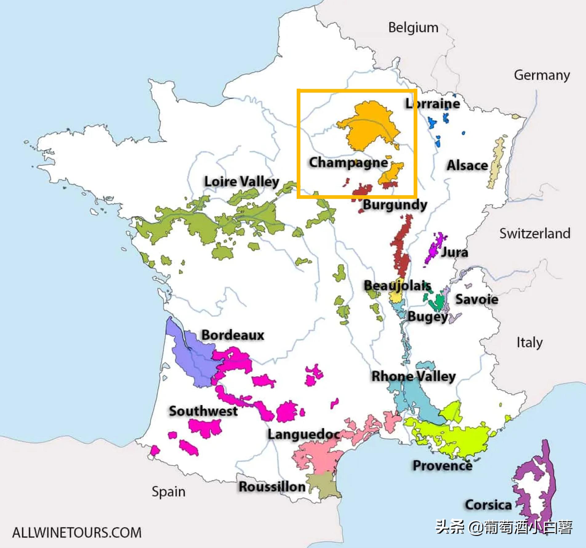 欧洲哪些香槟好喝,法国的香槟