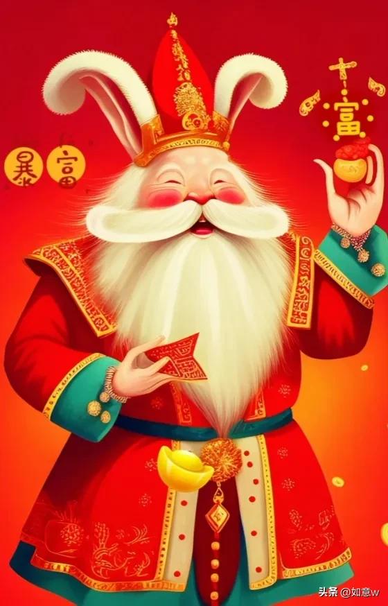 2024暴富财神爷壁纸,财神爷壁纸2023年取图