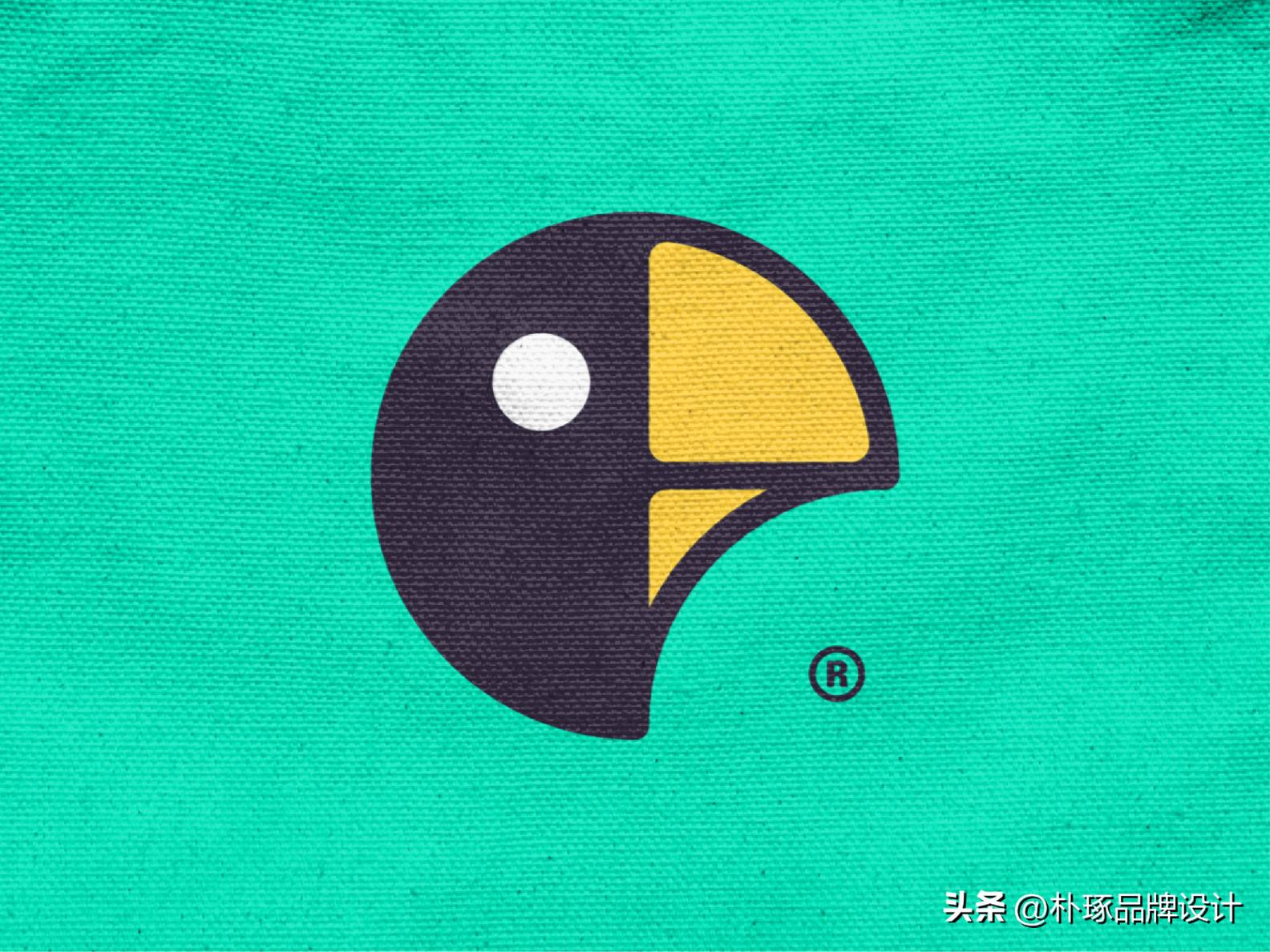 金鼠logo设计创意,麻雀图案logo设计理念