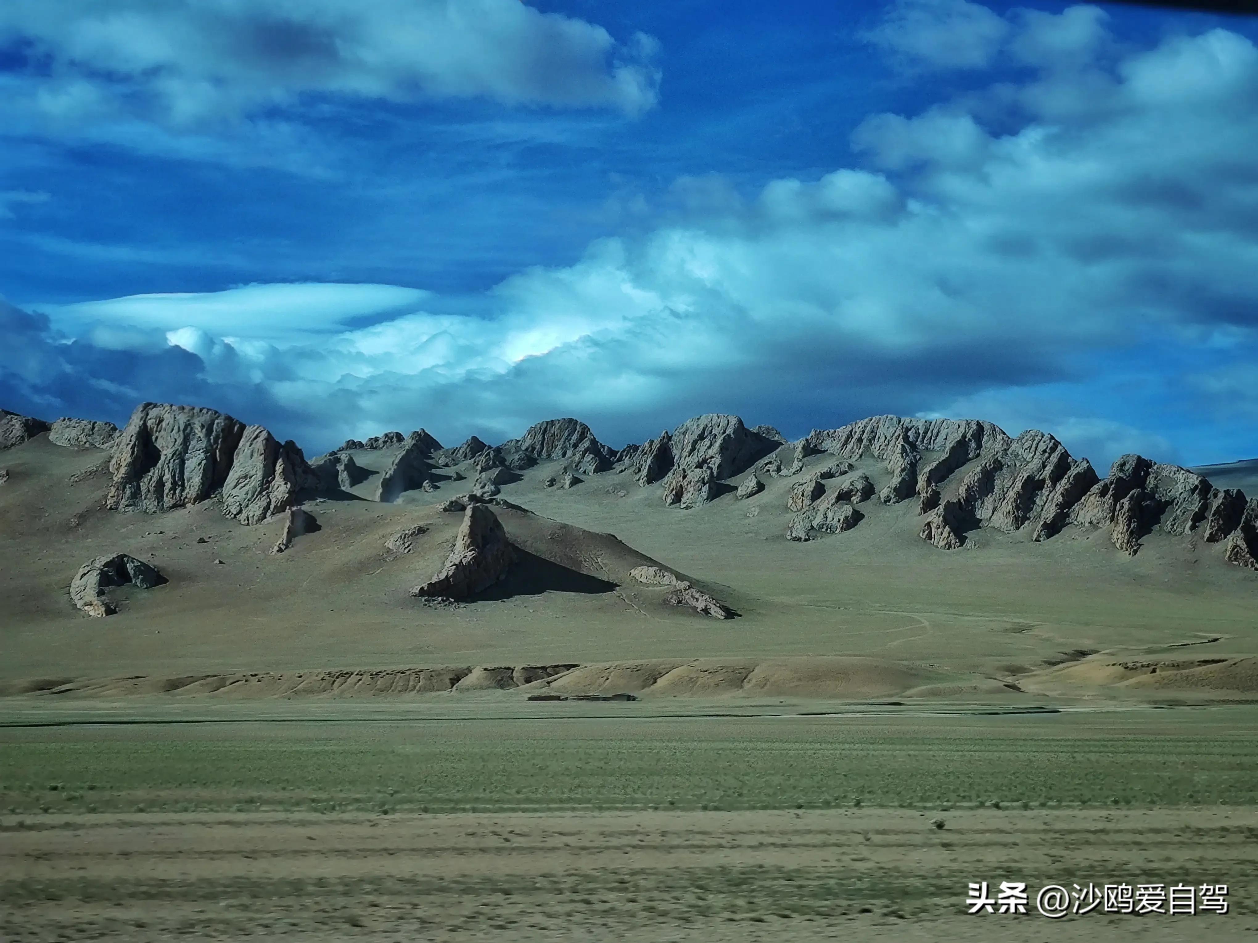 自驾四进*藏西***疆新**第12天:人在囧途:当惹雍措圣湖边陷车,轮胎鼓包