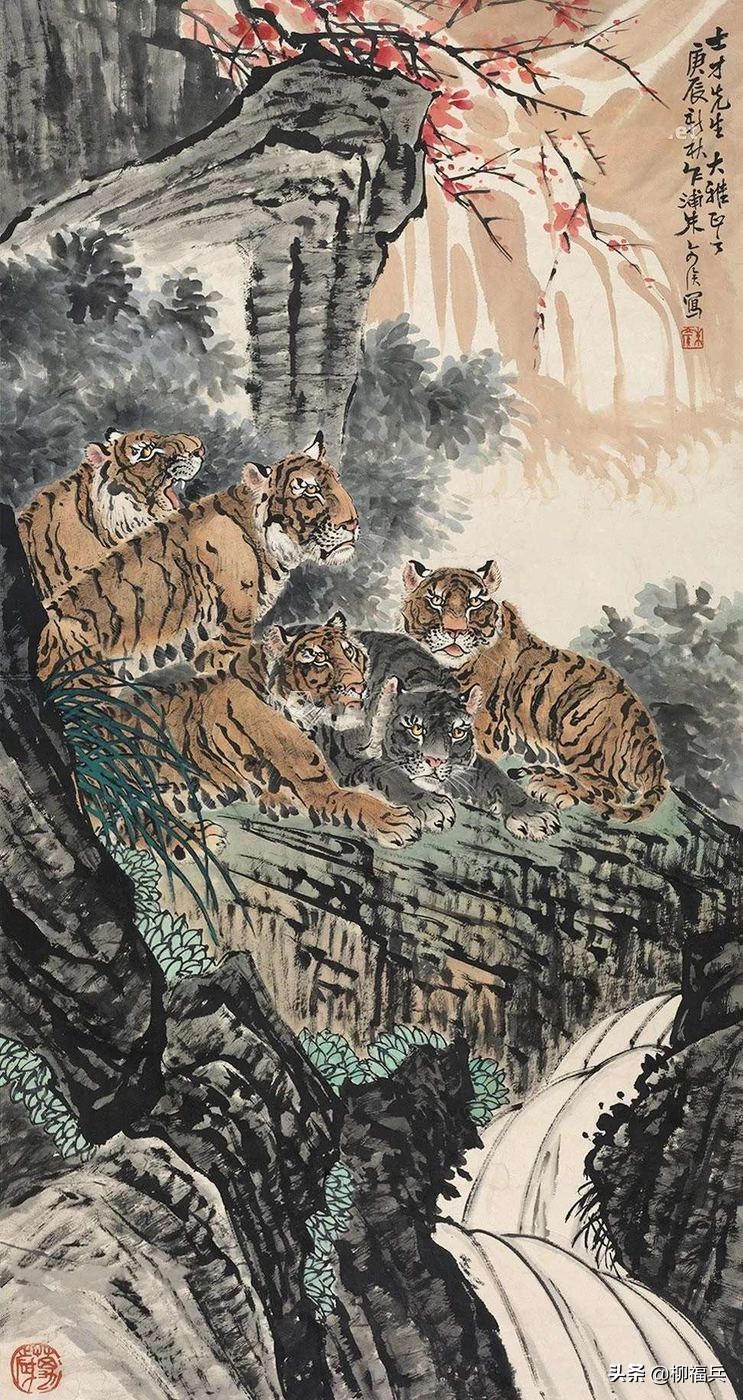 中国历代国画家传奇作品图片欣赏,六骏图国画高清大全