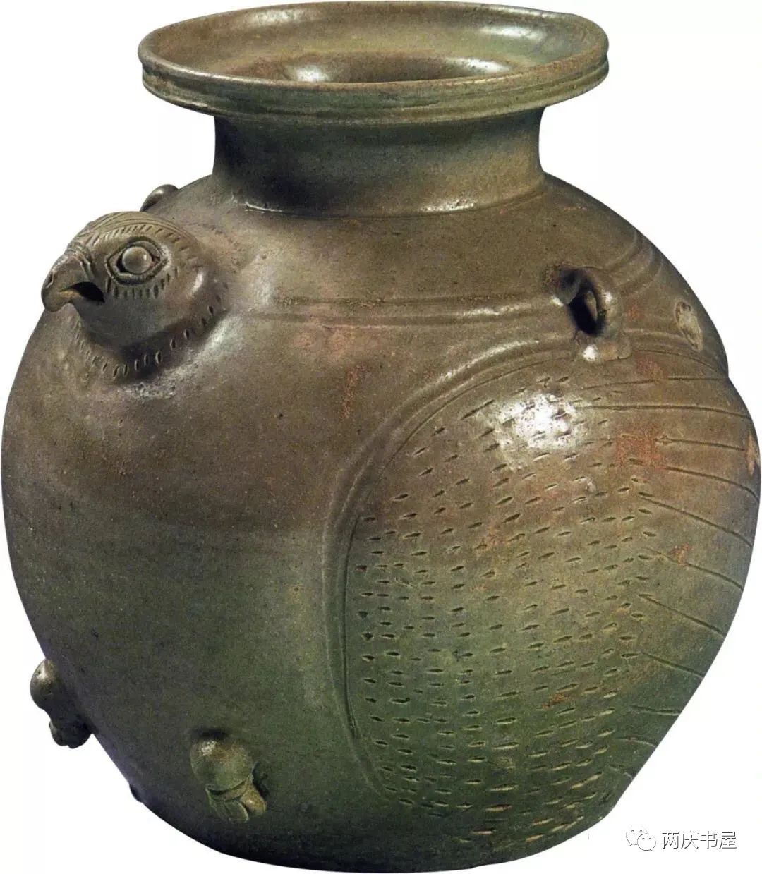 意大利藏元青花凤首梅瓶,大英博物馆元青花葡萄纹玉壶春瓶