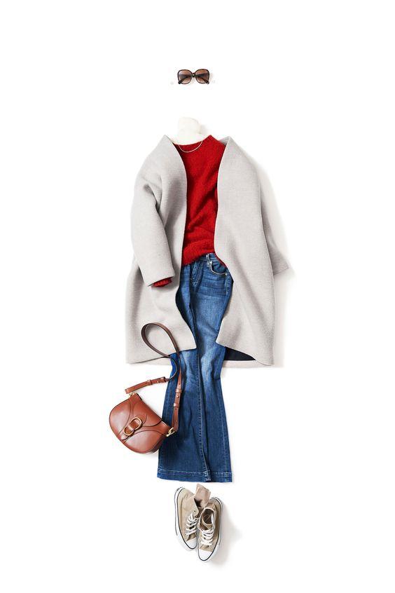 50多岁选什么颜色百搭时尚,2024新年高级感红色穿搭