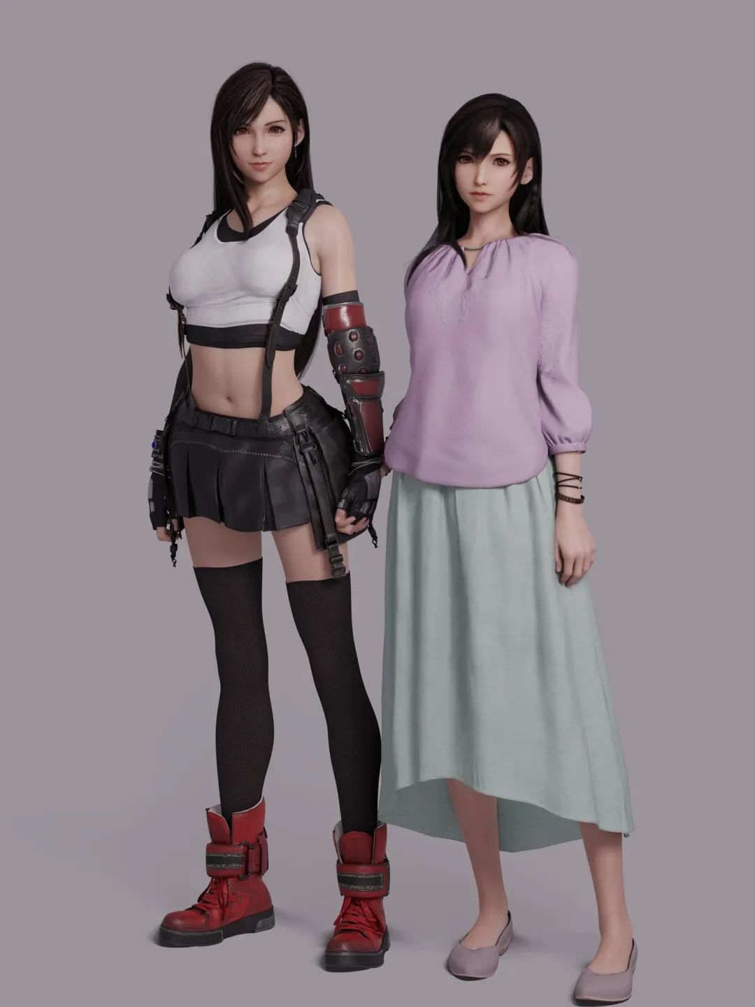 蒂法和爱丽丝身高,蒂法爱丽丝超高还原度