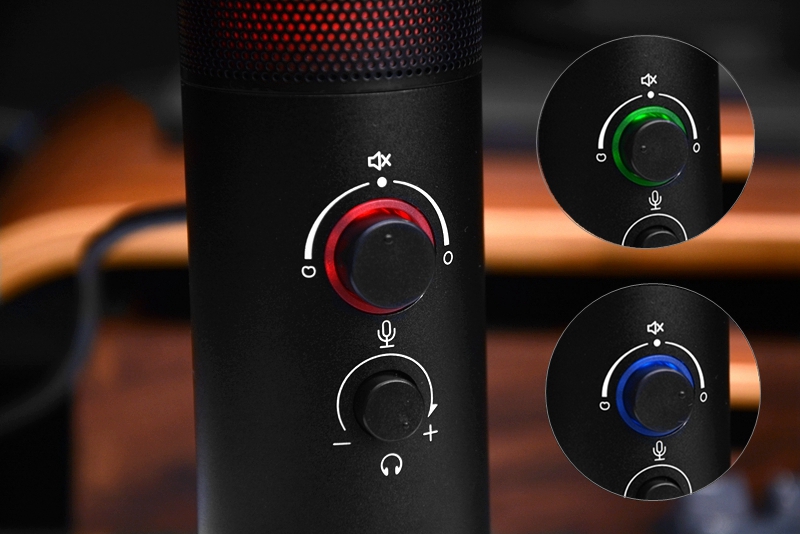 噬菌体外形，双指向模式，RGB背光，雷柏VS500电竞麦克风开箱