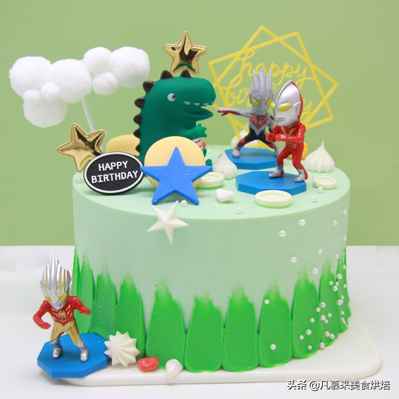 六一儿童节透明蛋糕盒子,六一儿童节蛋糕礼物