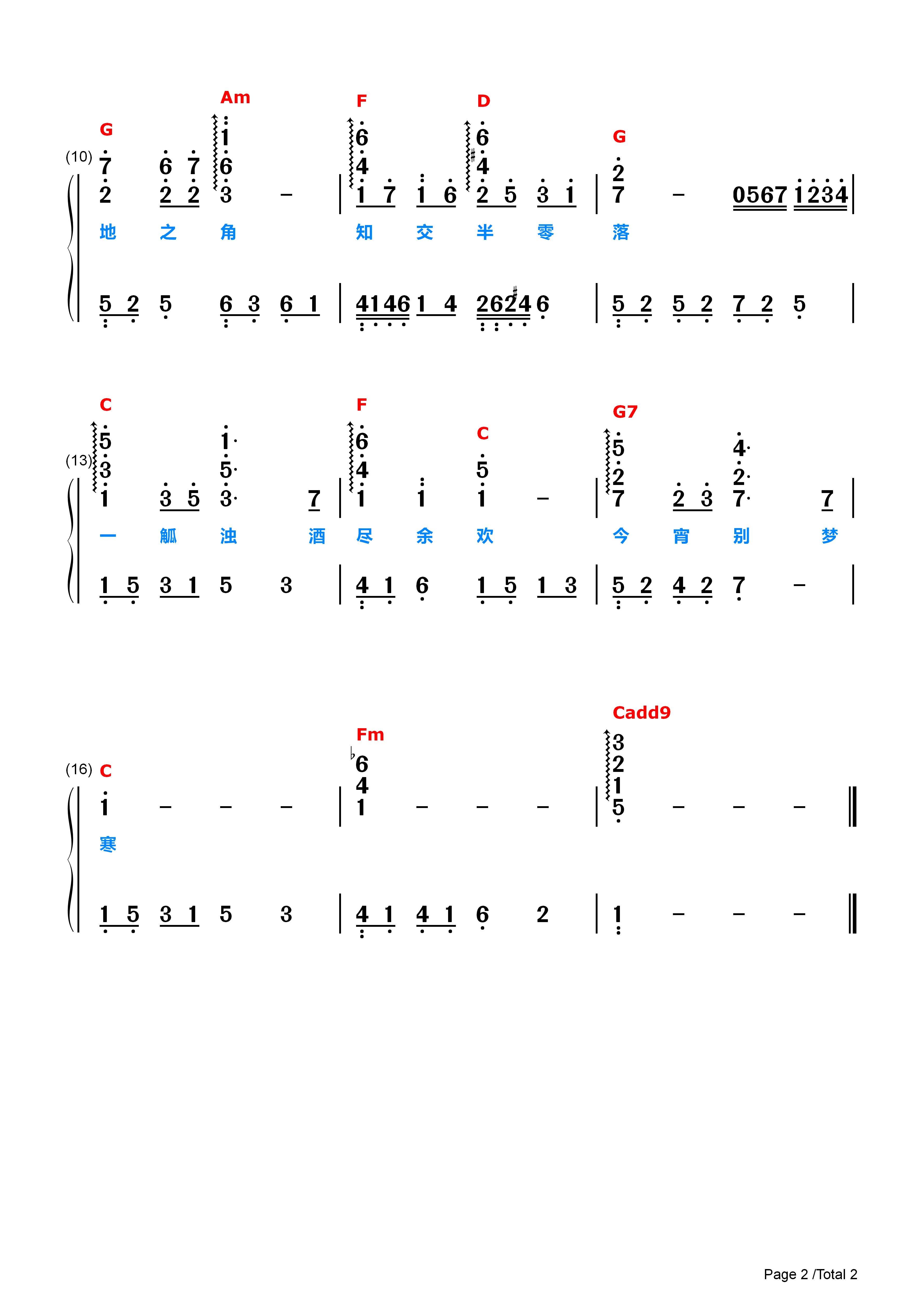 大海啊故乡钢琴谱f调,大海啊故乡手风琴简谱带指法