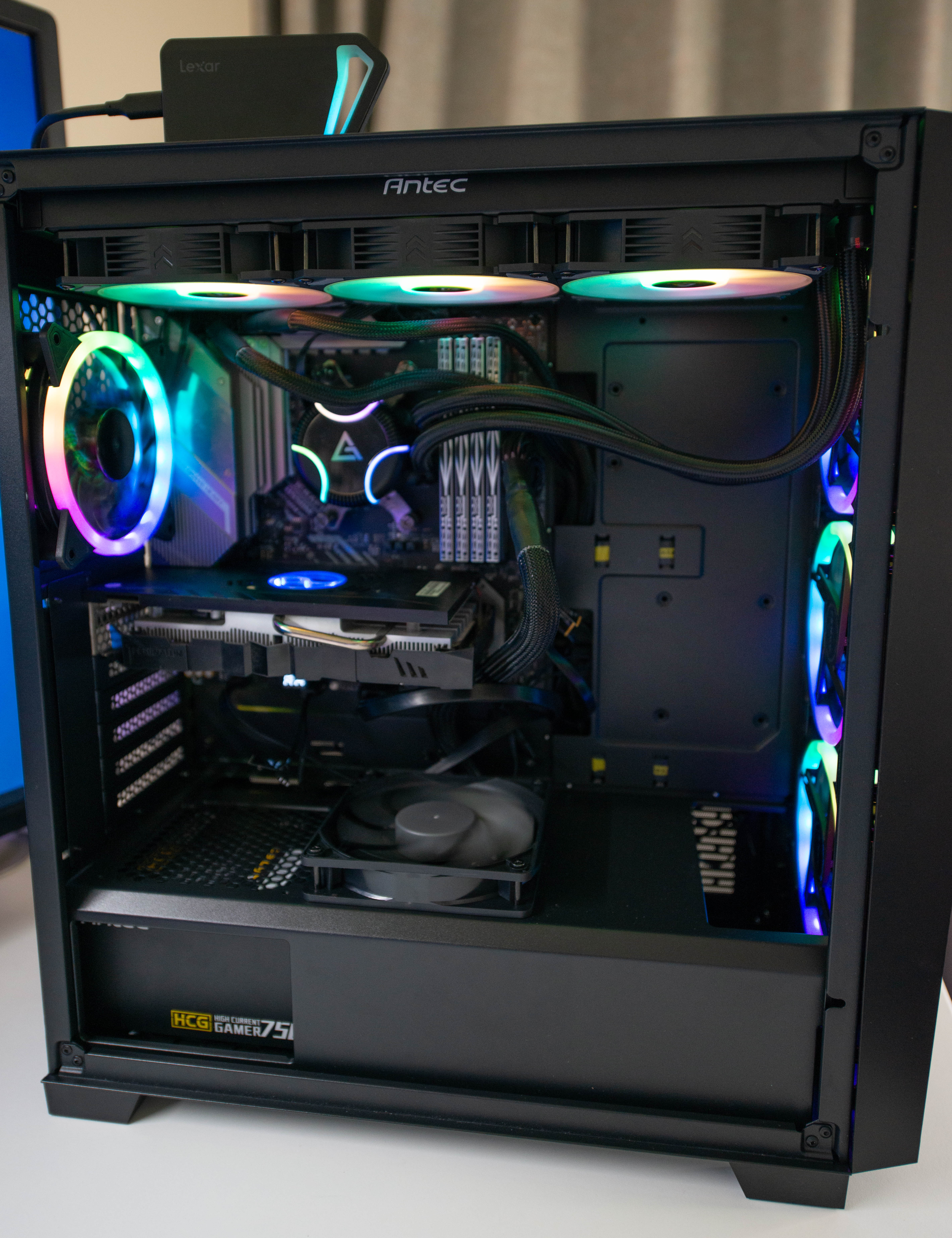 diy水冷显卡教程,电脑组装rgb灯光