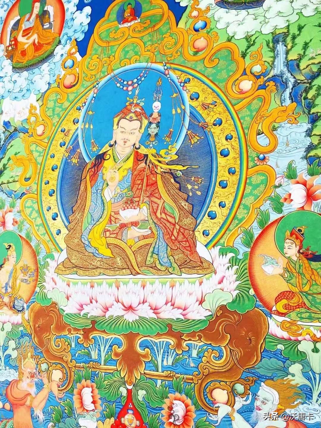 阿弥陀佛唐卡摆件,唐卡人物阿弥陀佛介绍