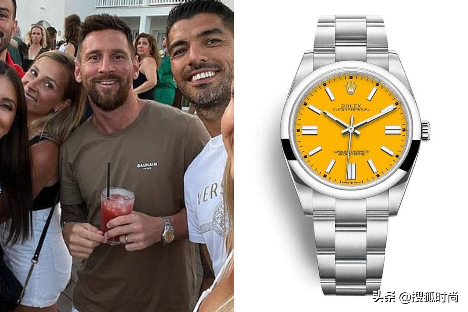 梅西来中国戴的表,梅西来北京穿搭