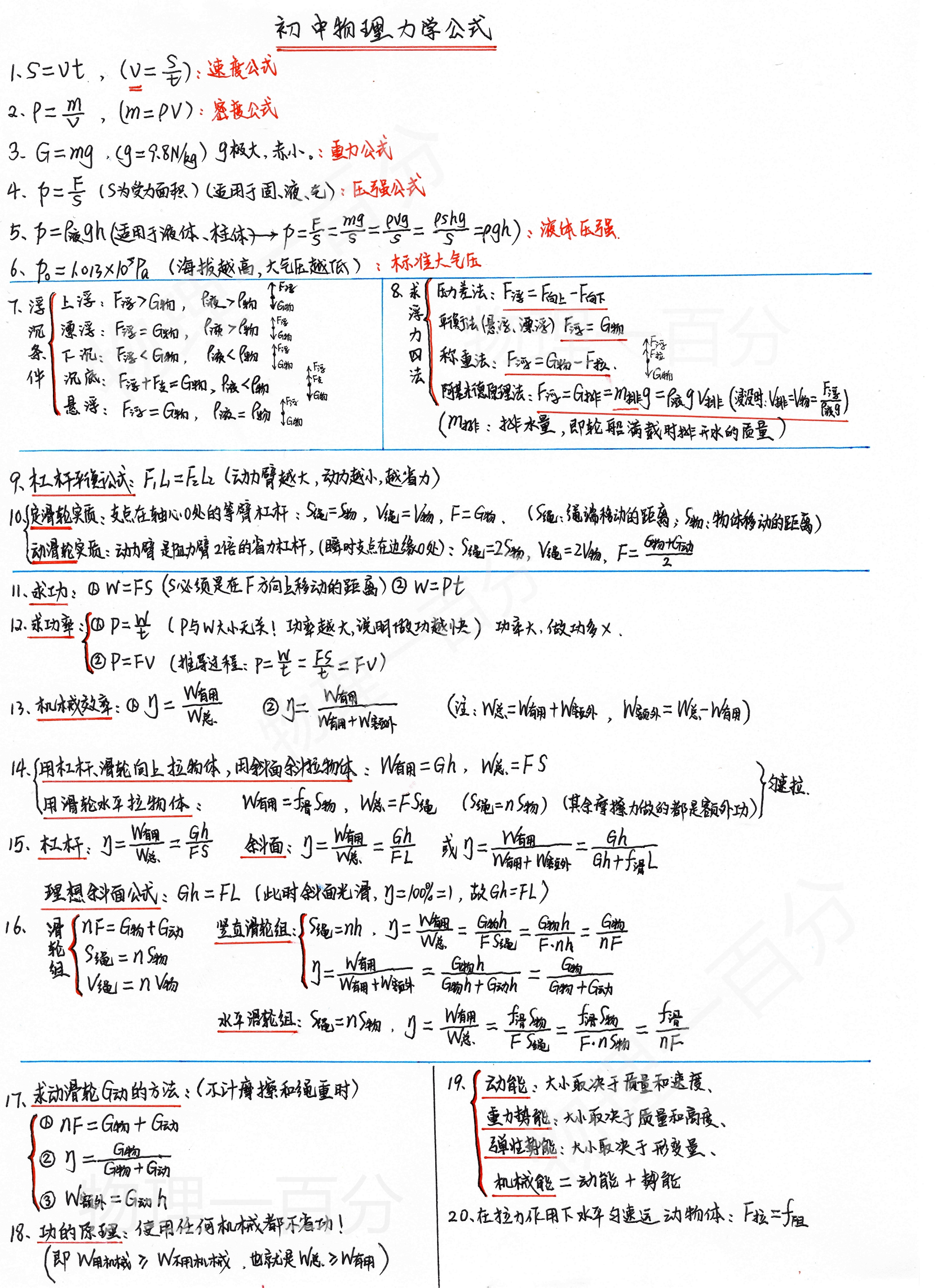 初二物理期末考试小技巧,中考物理前一晚如何考高分