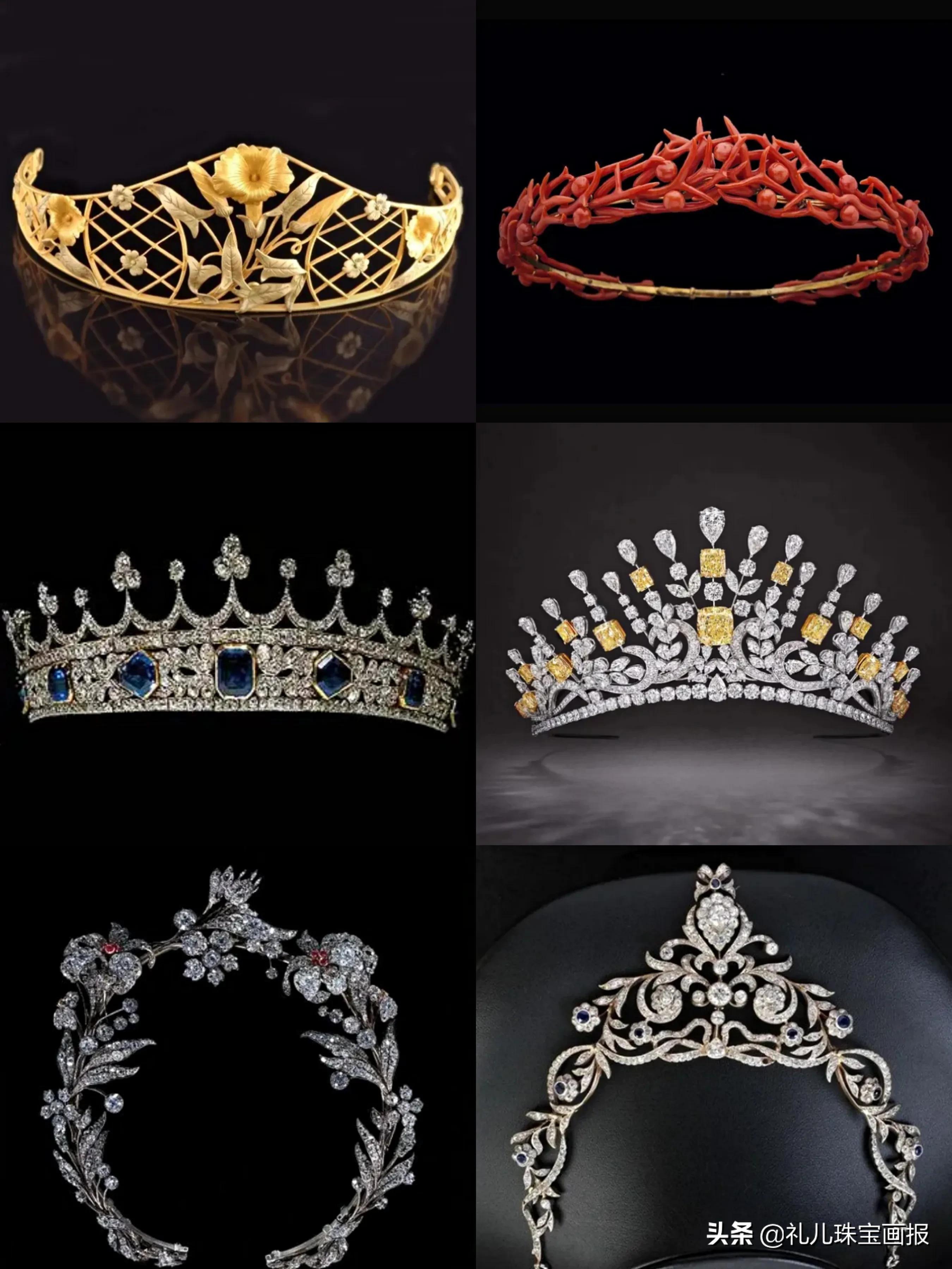 复古风王冠,白金复古王冠