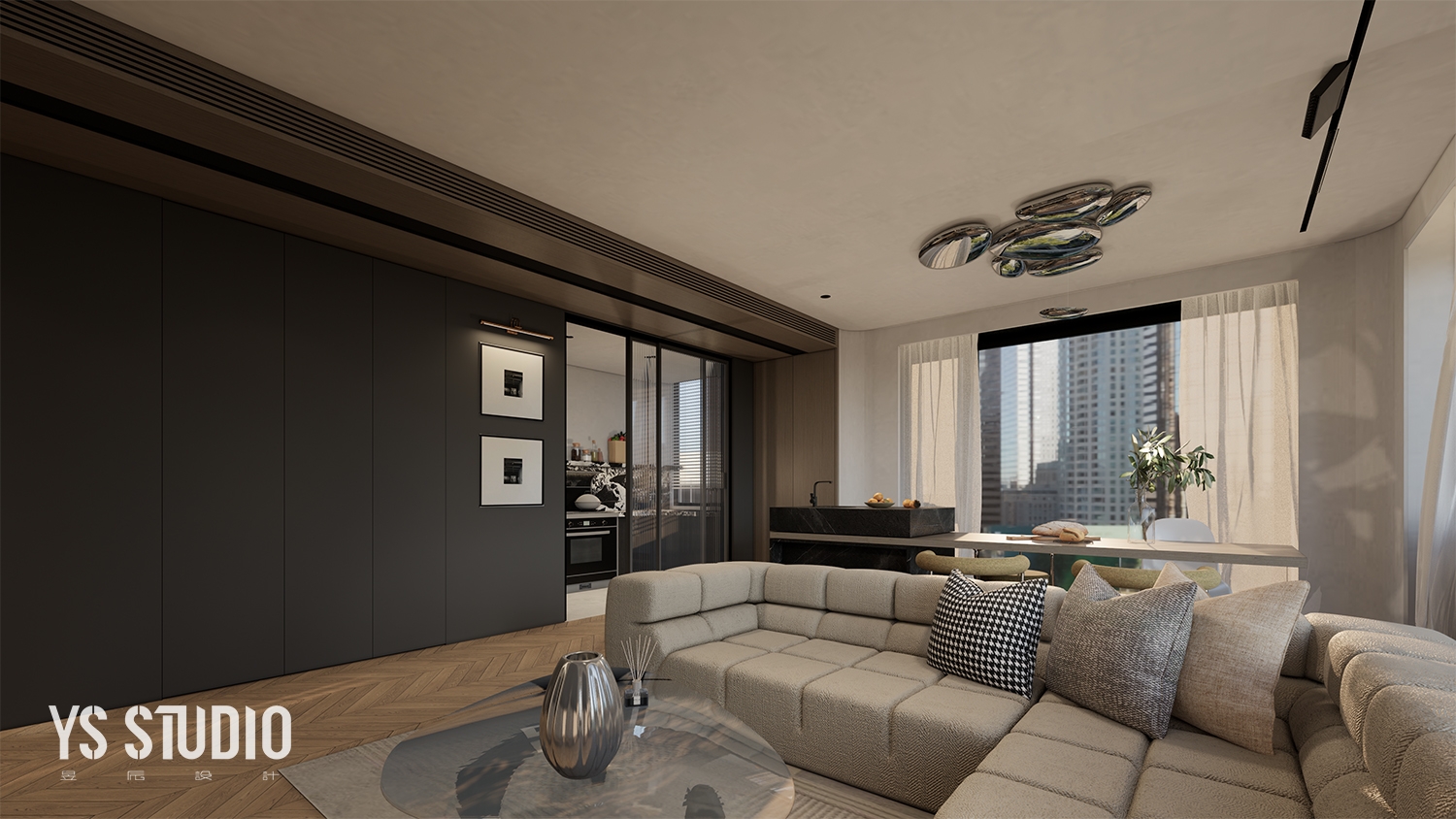 万科御澜道四期三房极简风格,万科御澜道精装房