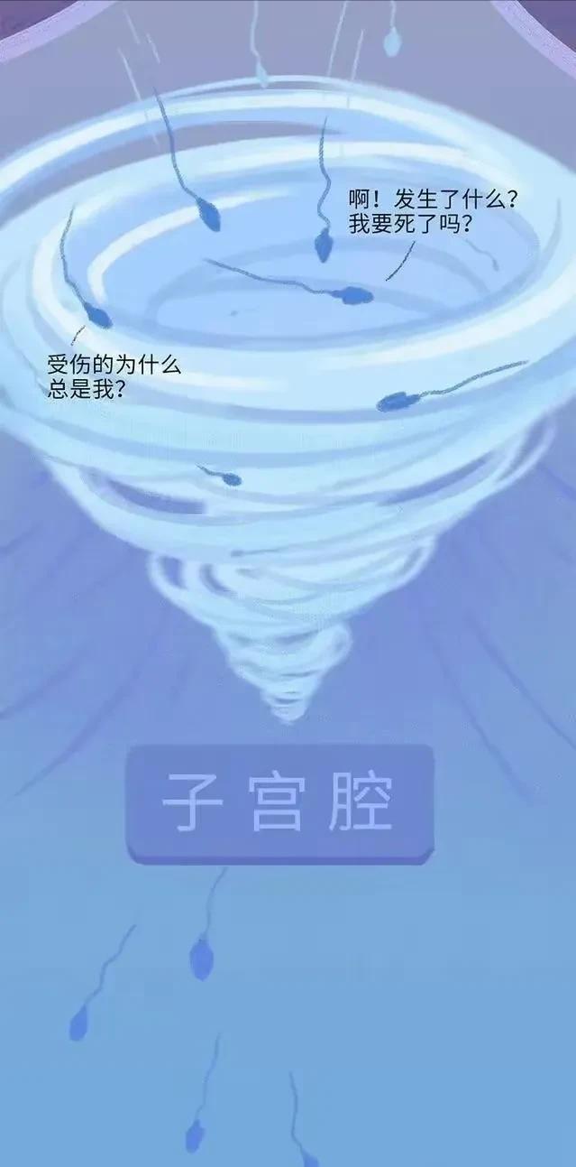 精子进入女性体内，会发生什么？有些刺激（漫画）