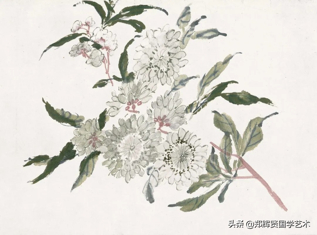 一年四季冰消万物新，几树梅花喜鹊唱殷勤