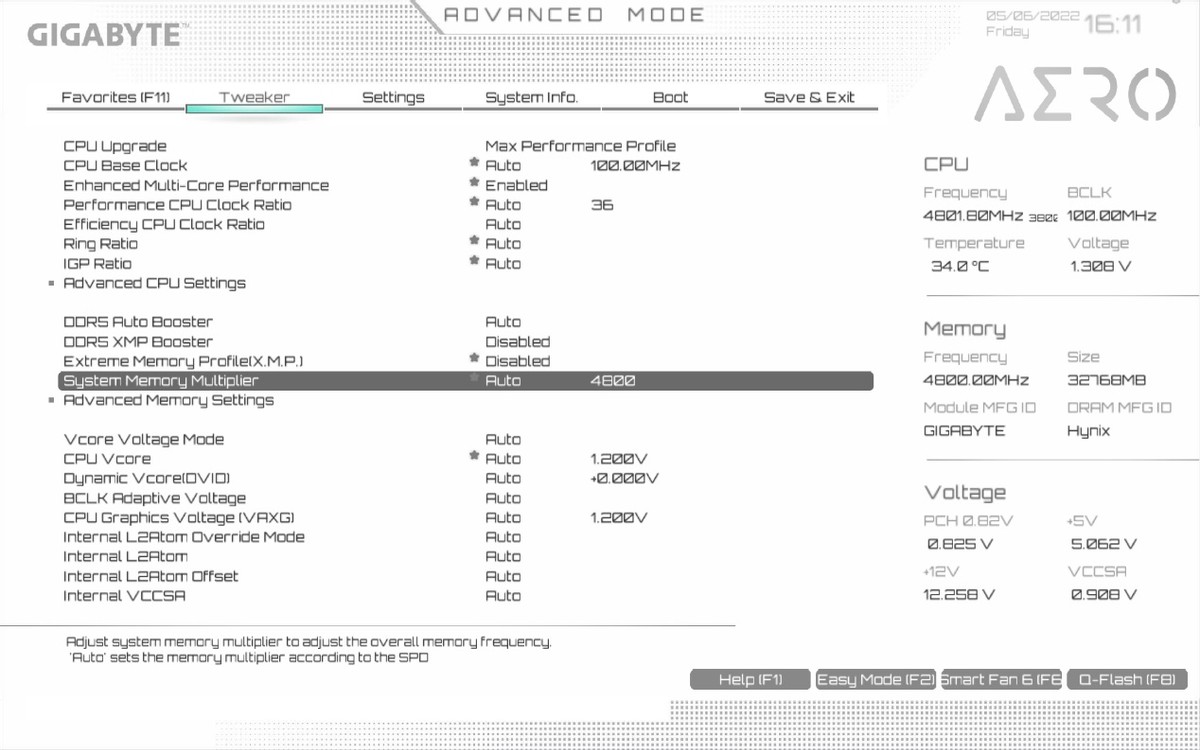 面向高端玩家、可一键超频至6400的技嘉AORUSRGBDDR56000内存条