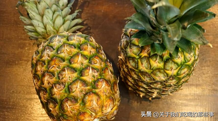 菠萝从外表看过去哪样的最甜不烂,菠萝看里面甜不甜