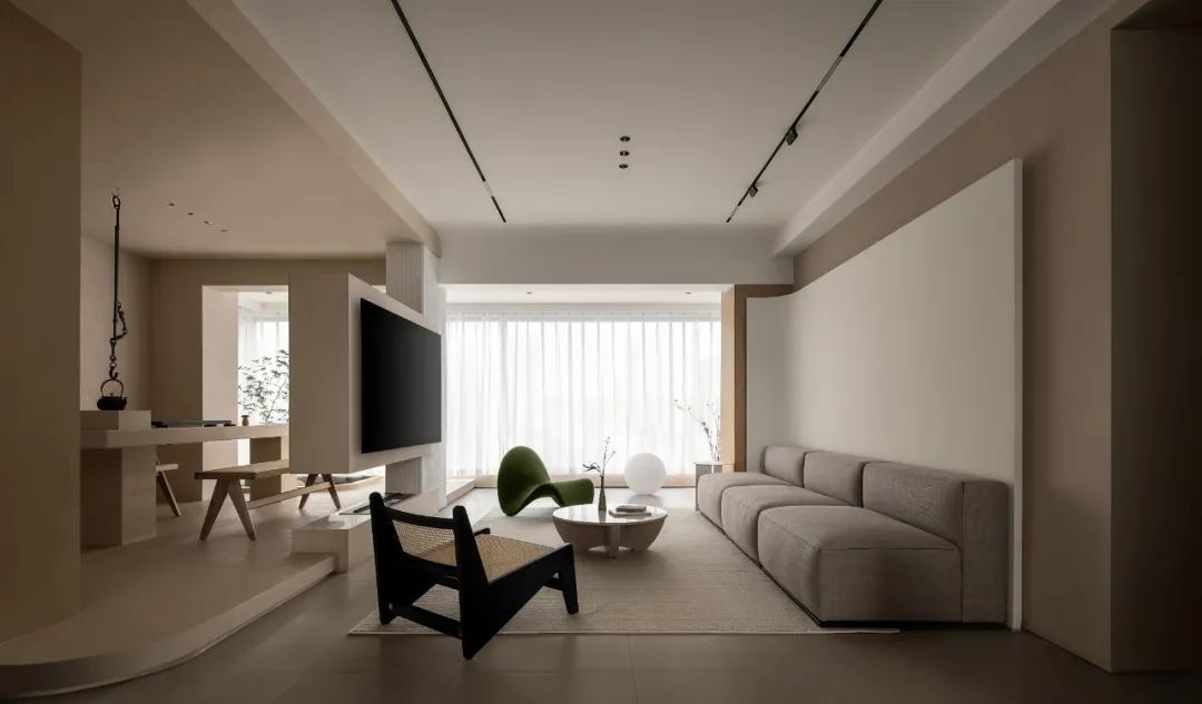 煮茶茶室禅意设计,一线江景茶室设计案例