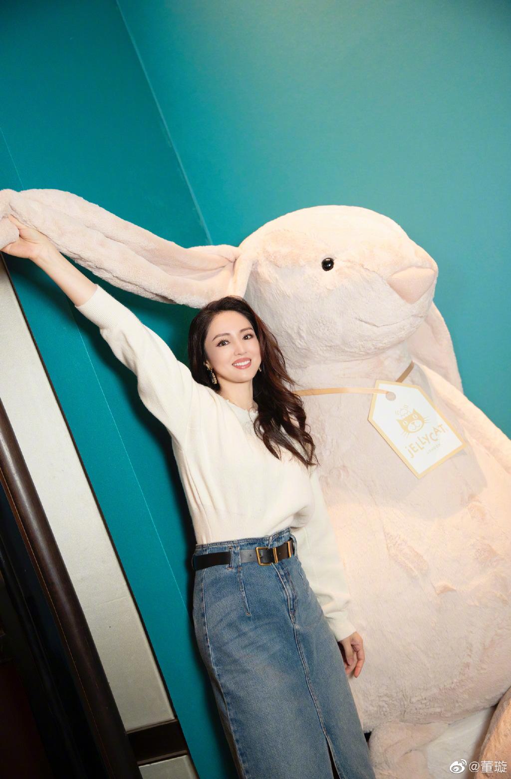 董璇的巨型邦尼兔,巨型邦尼兔董璇