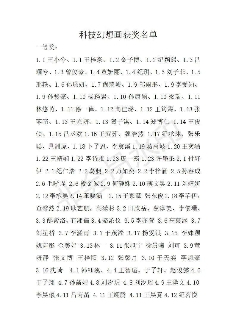 城阳区第二实验小学第六届科普创作大赛-科幻画（二）