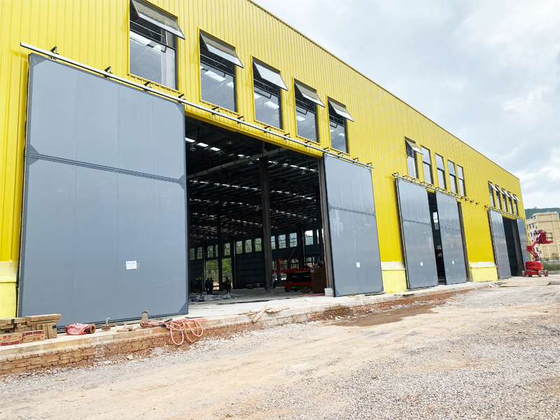 厂房专用工业推拉门安装,工业厂房一般情况用什么门