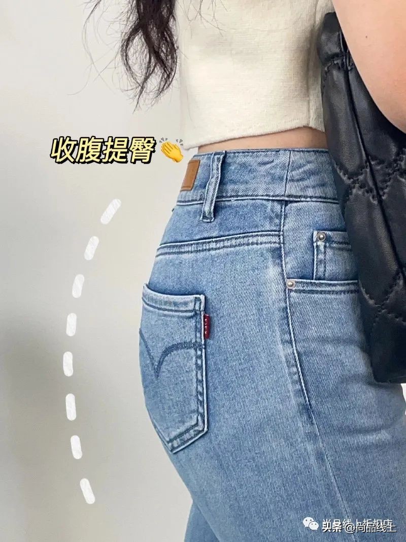 逸阳新款流行阔腿牛仔裤,下半年流行什么裤子