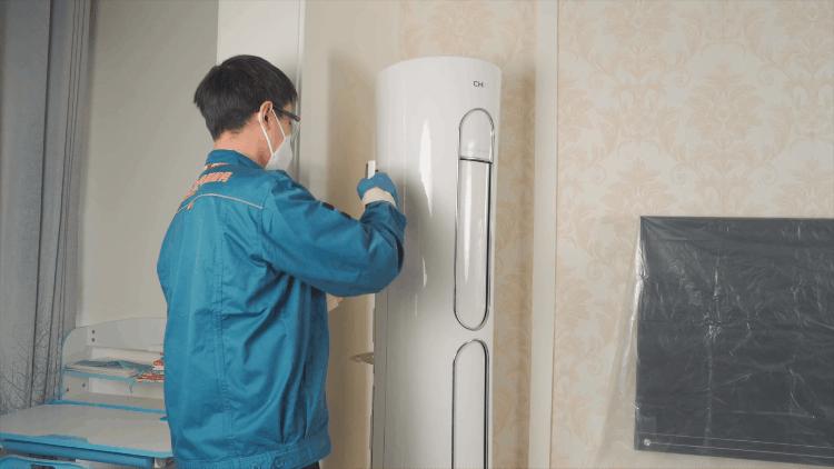 挂式空调清洗过滤网拆卸步骤图,aux立式空调怎么清洗过滤网