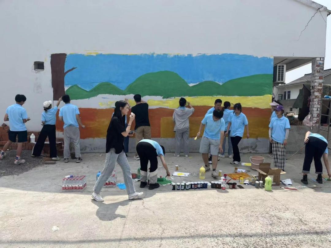 乡村青春行动手绘,手绘乡村青春活动