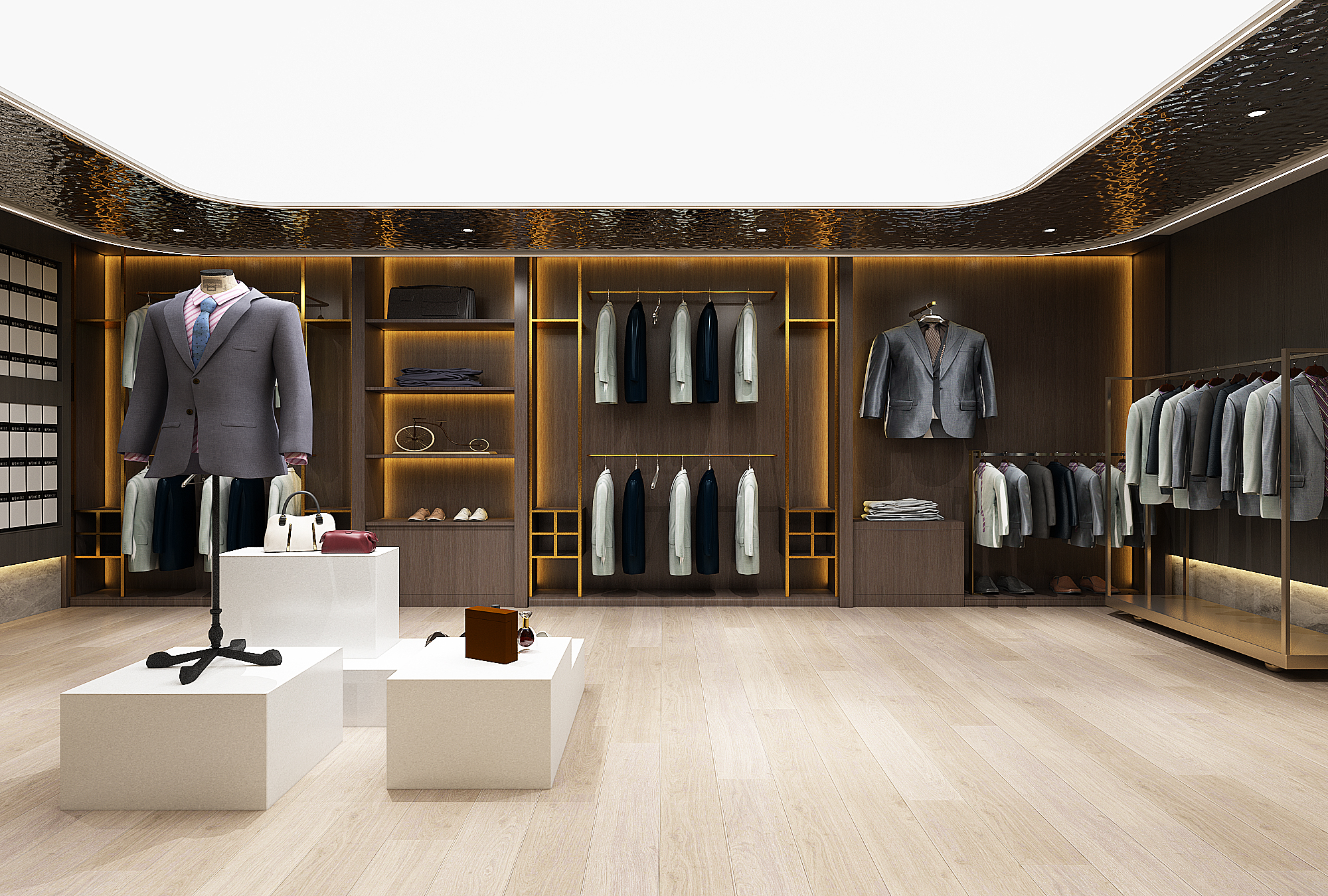 银川办公室设计装修公司|银川万熙服饰办公室设计装修方案鉴赏